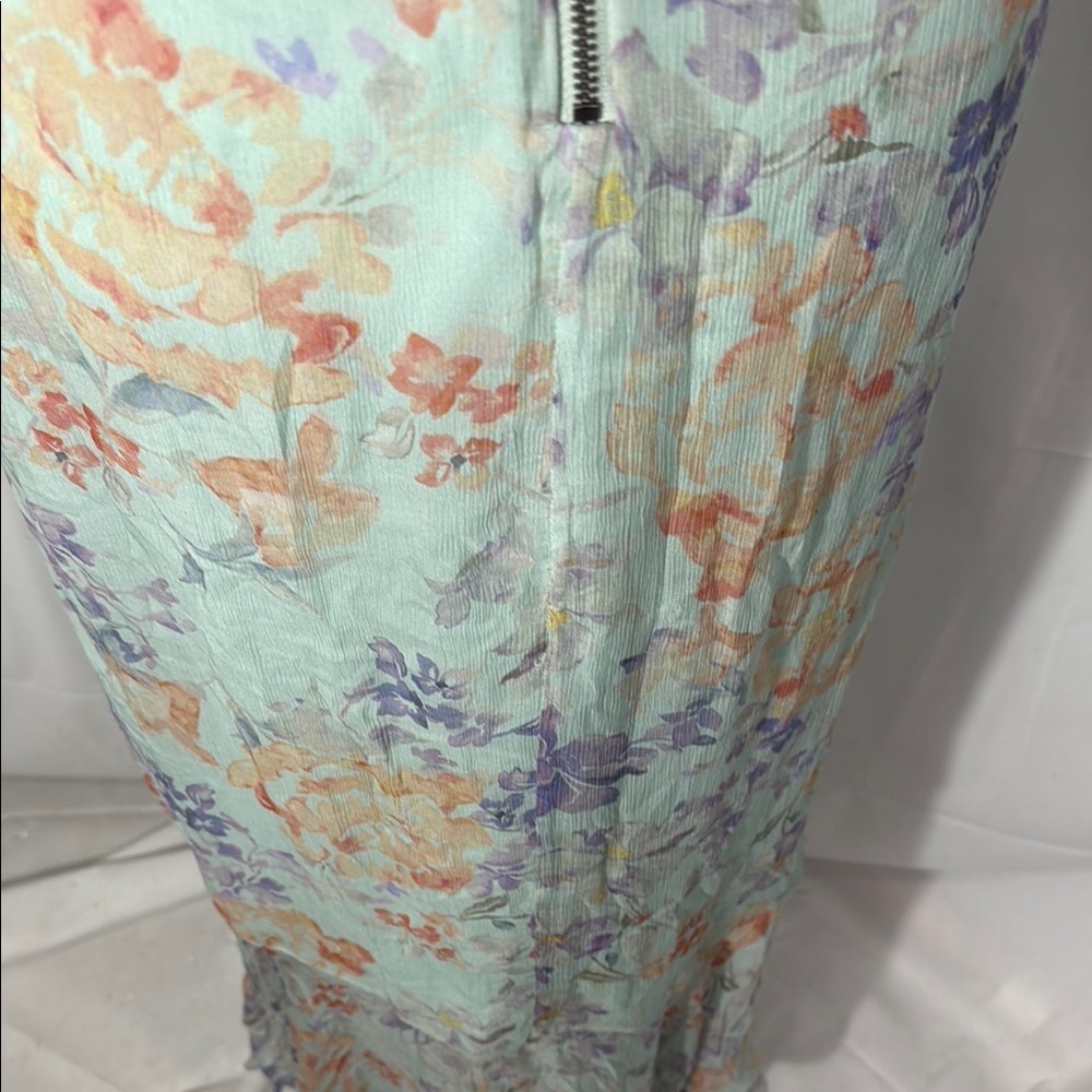 Alice + Olivia Caily Skirt & Annmarie Floral Georgette Top Set  0 Skirt / XS Top - Picture 11 of 12